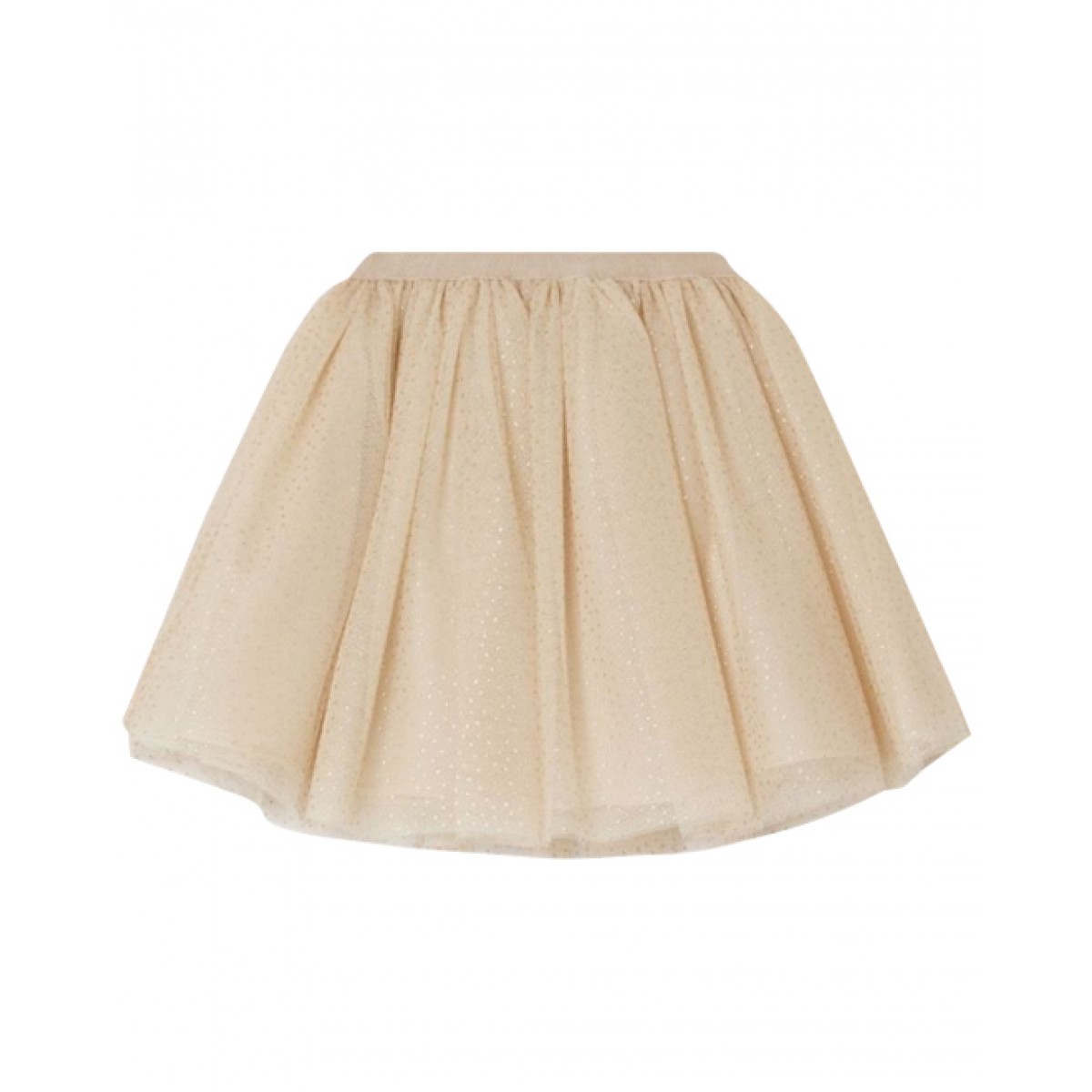 Polka dot skirt with tulle