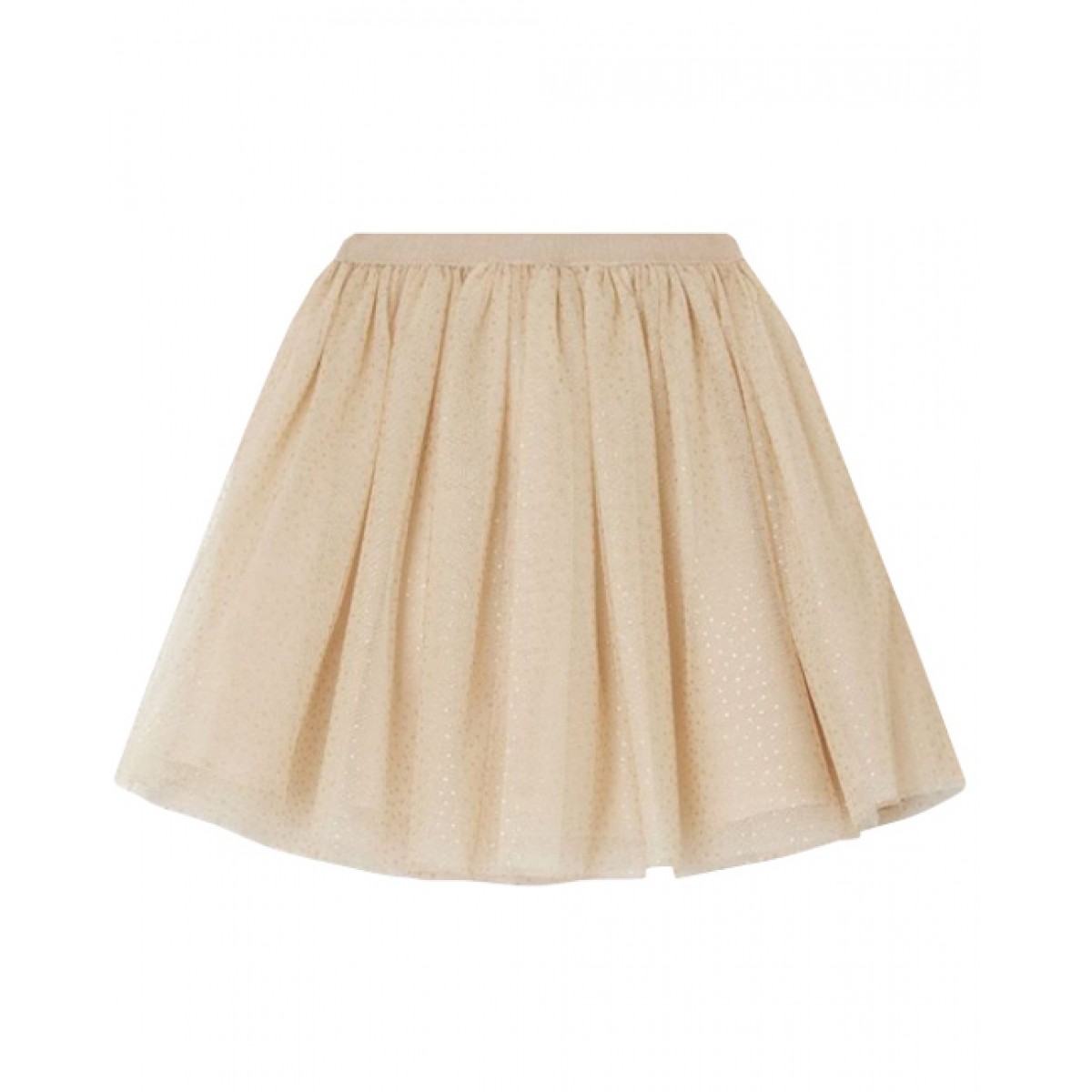 Polka dot skirt with tulle