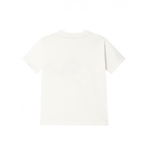 T-shirt in milk white with graphic print