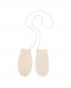 Milk white mittens