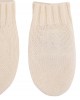 Milk white mittens