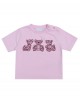 Pink cotton Thomas Bear T-shirt