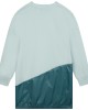 Aqua blue zip-detail dress