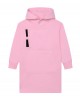 Pink sweatshirt dress