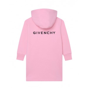Pink sweatshirt dress