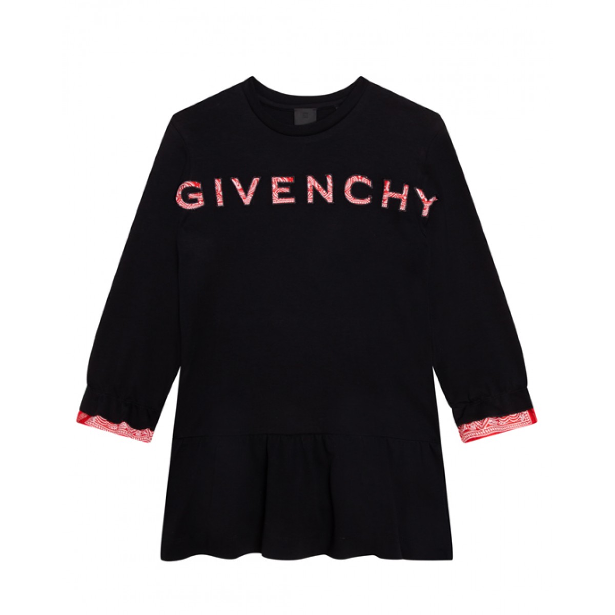 Black 4G logo dress