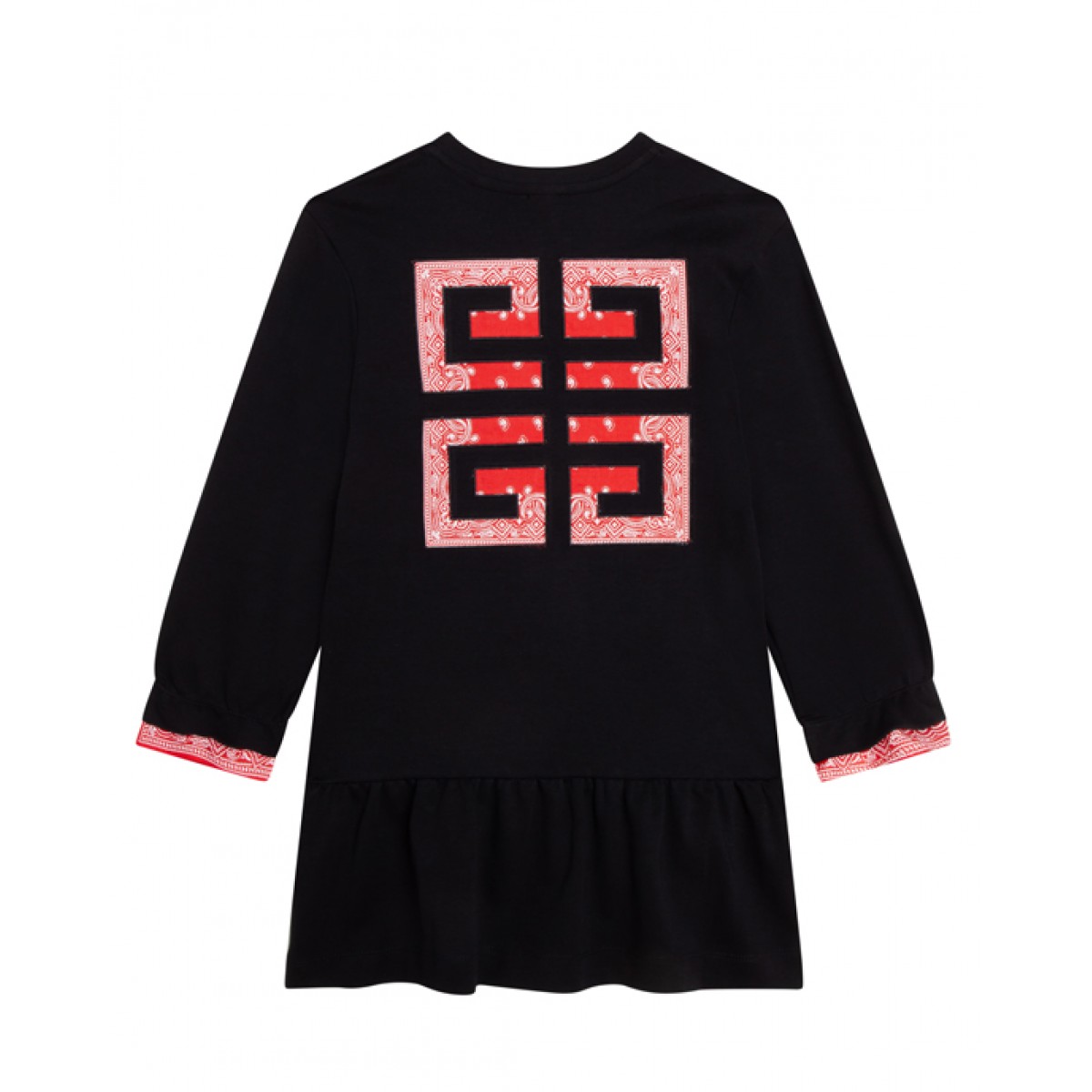 Black 4G logo dress