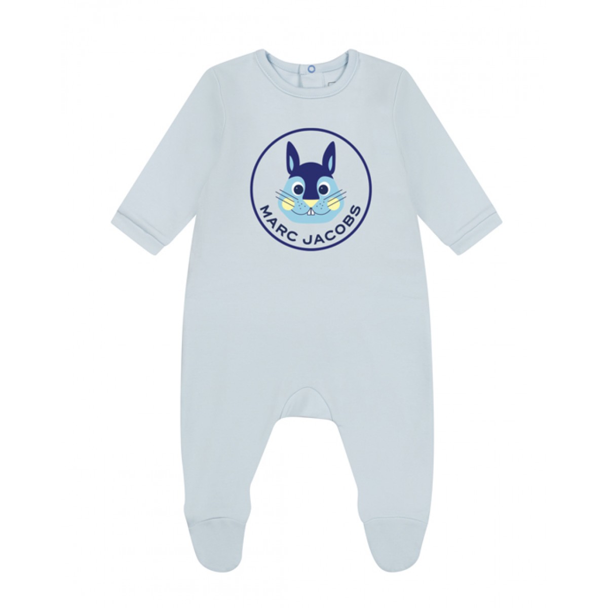The Mascot logo print pale blue jumpsuit
