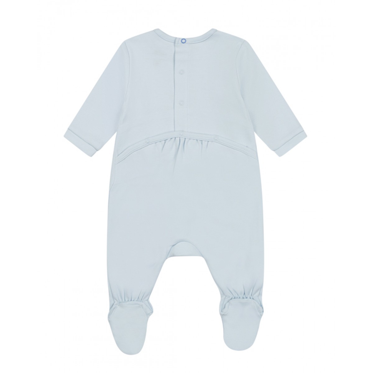 The Mascot logo print pale blue jumpsuit