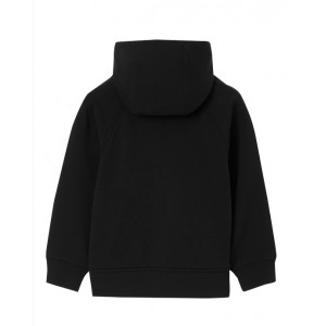 EKD embroidered cotton zip hoodie