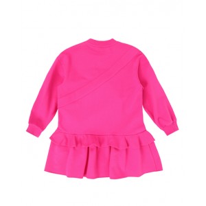 Fuchsia cotton oversize junior dress