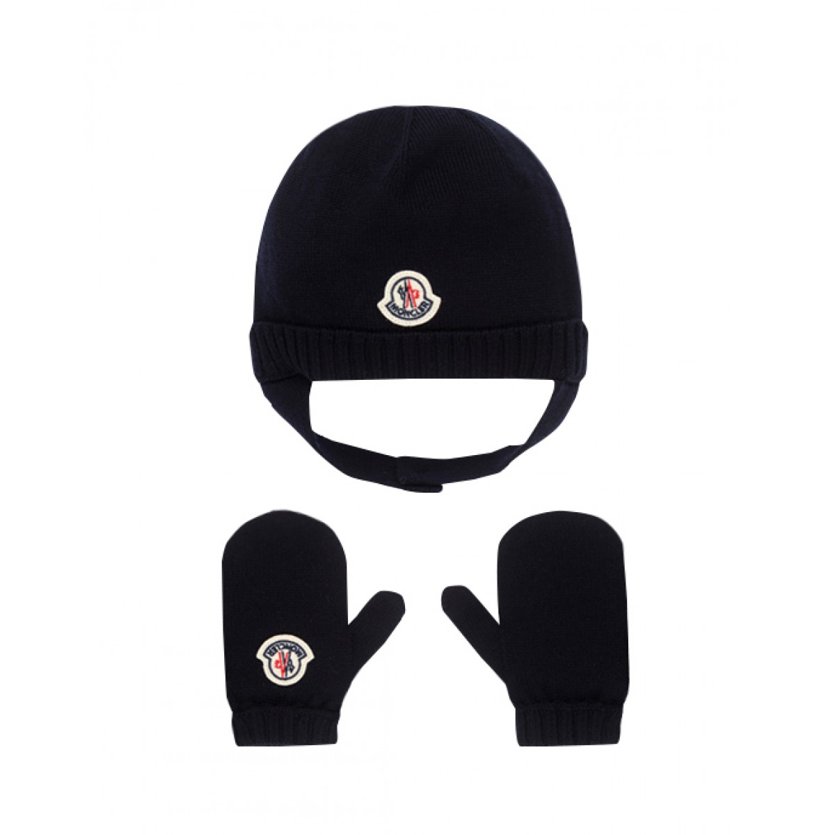 Wool hat and mittens set