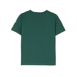 Cotton logo T-shirt in green