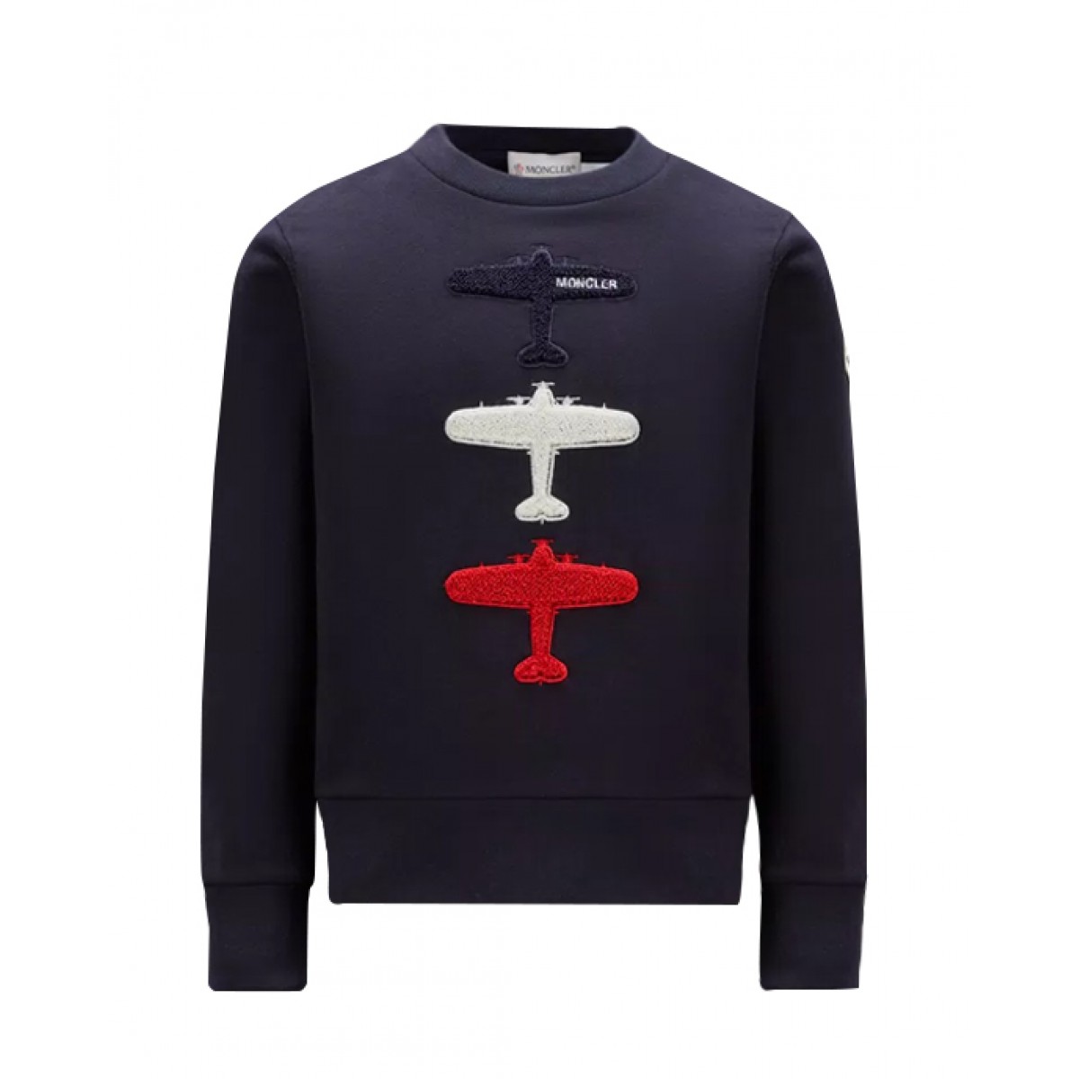 Sweatshirt with aeroplane motif