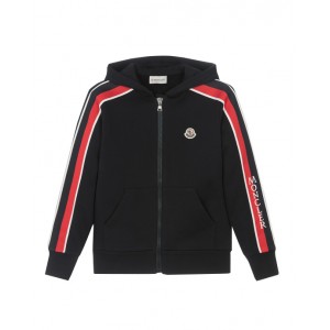 Navy blue zip-up hoodie for boys