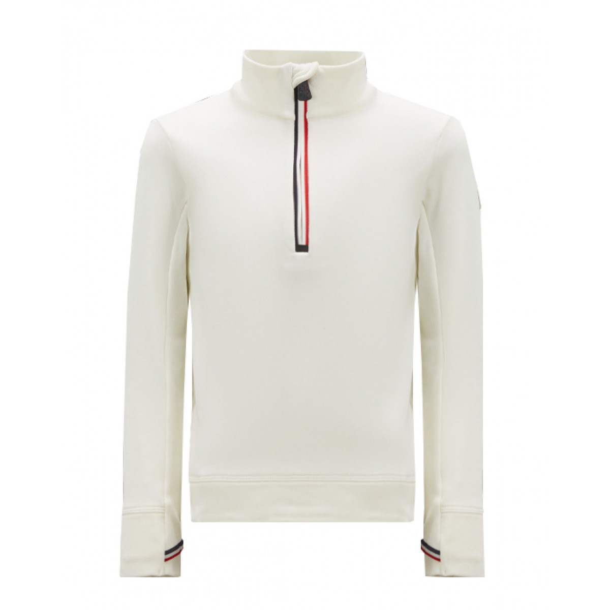 White half zip top