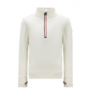 White half zip top