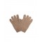 Birk beige cashmere gloves