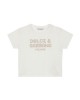 White T-shirt with logo print