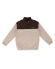 Beige sweatshirts for boys with FF logo motif