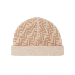 Wool and cashmere reversible hat