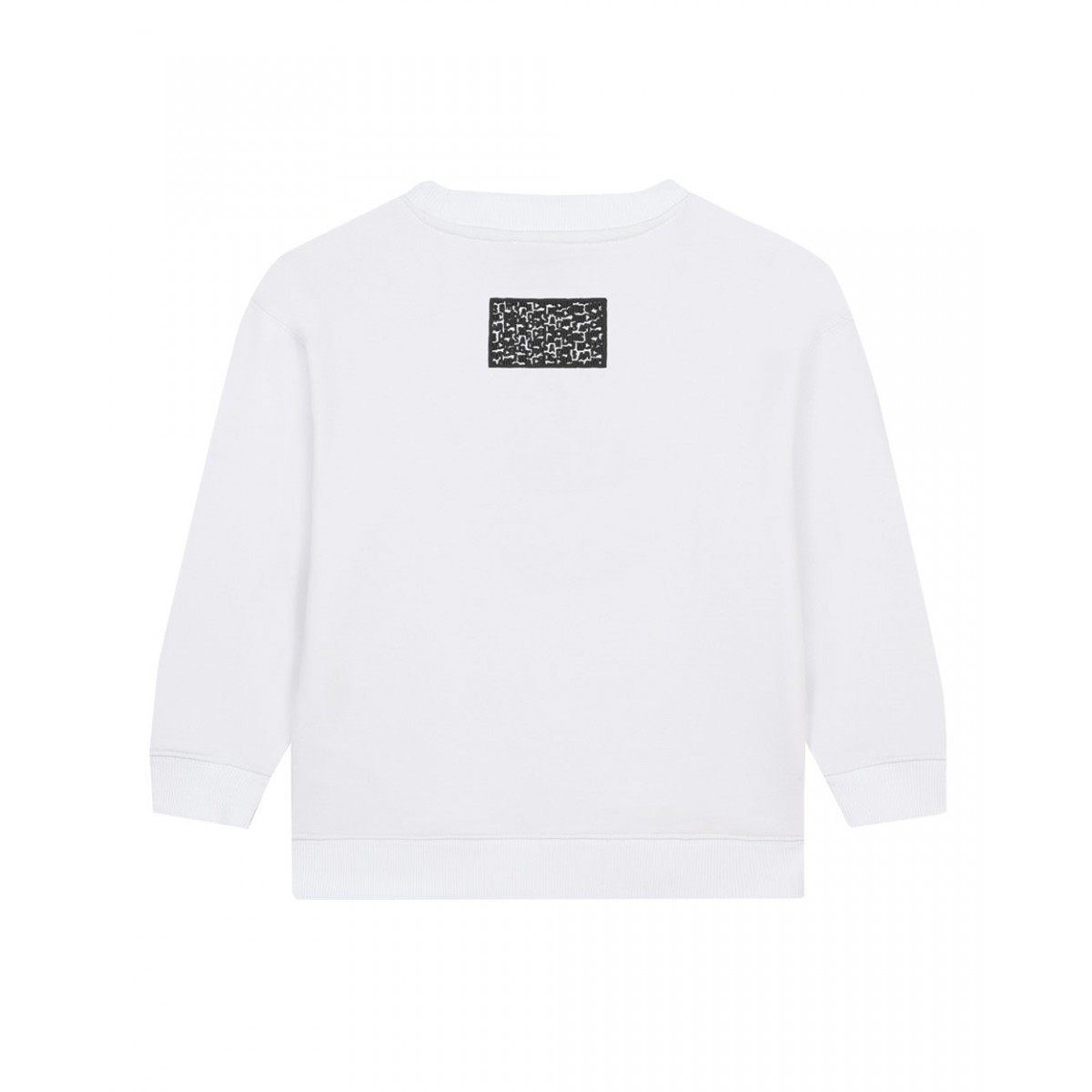 White long-sleeved cotton top