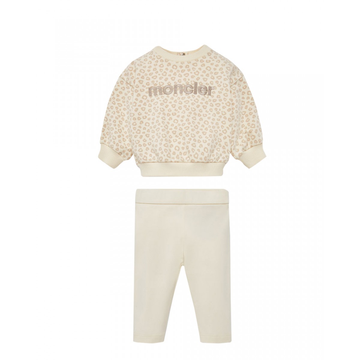 Animalier print logo track suit