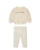 Animalier print logo track suit