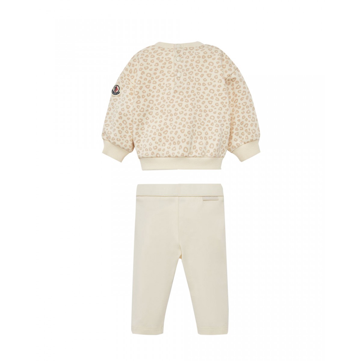 Animalier print logo track suit