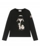 Cotton long sleeve T-shirt with print