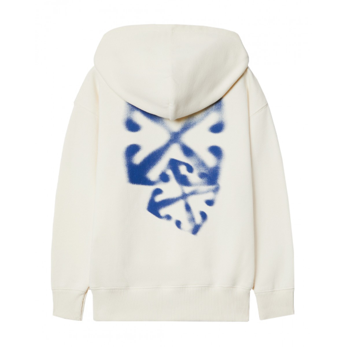 Beige faded arrow hoodie