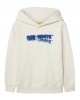 Beige faded arrow hoodie