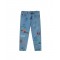 Baby boy farmyard print denim jeans
