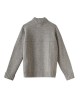 Cashmere cardigan heathered gray