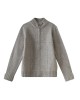 Cashmere cardigan heathered gray