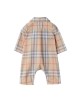 Cotton check jumpsuit