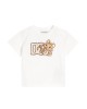 Jersey T-shirt with leopard print