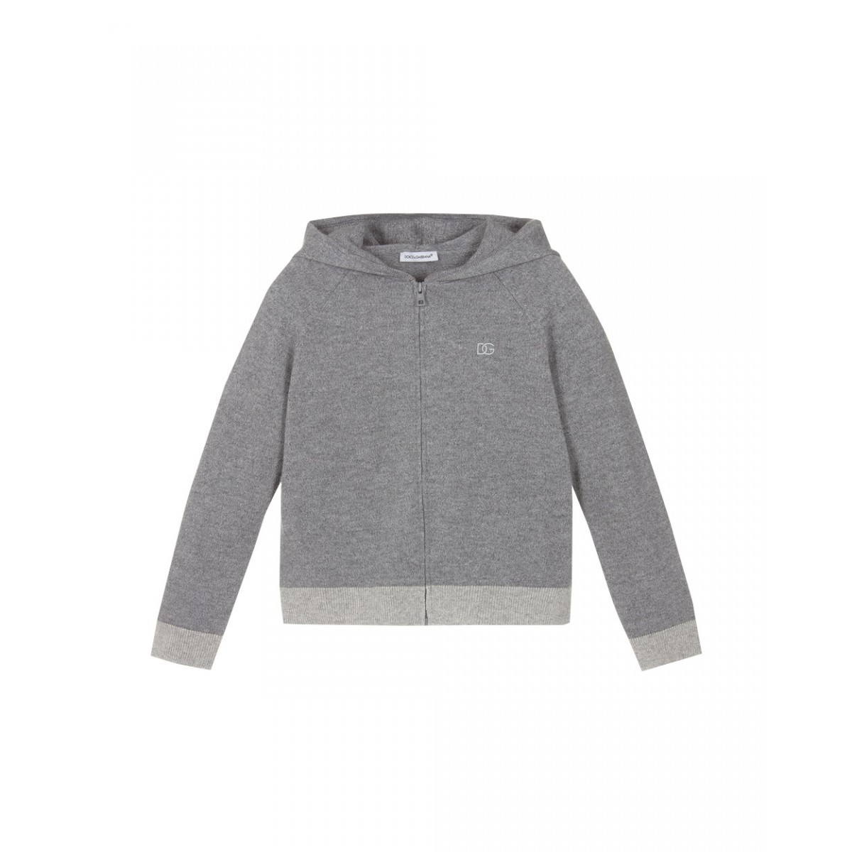 Wool and cashmere fleece cardigan