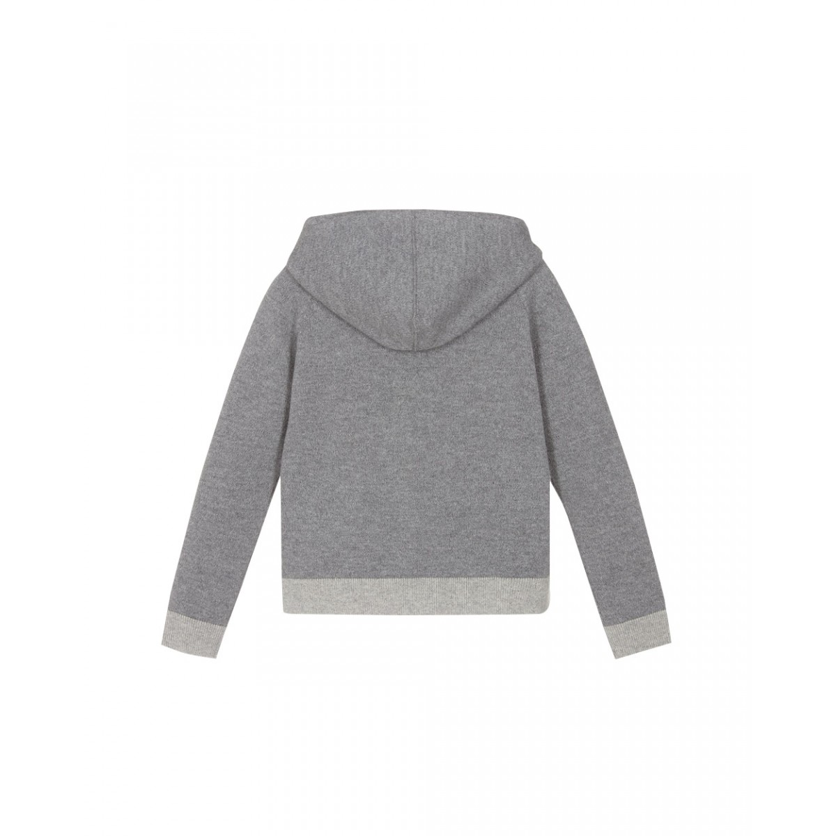 Wool and cashmere fleece cardigan