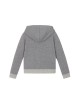 Wool and cashmere fleece cardigan