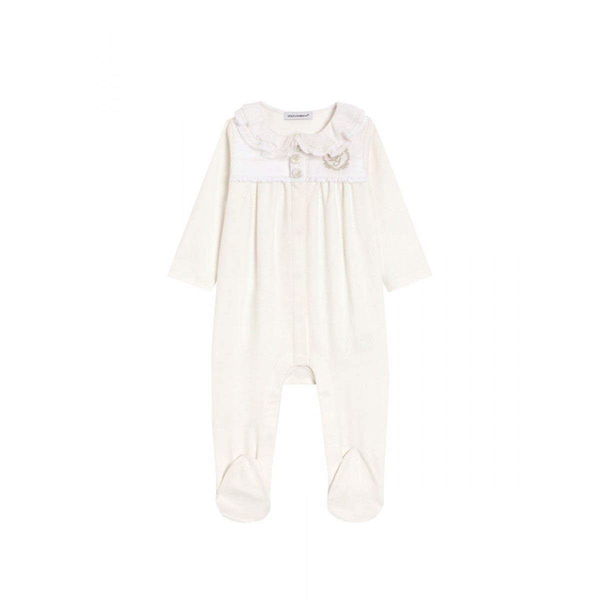 3-Piece cotton gift set with lurex DG embroidery