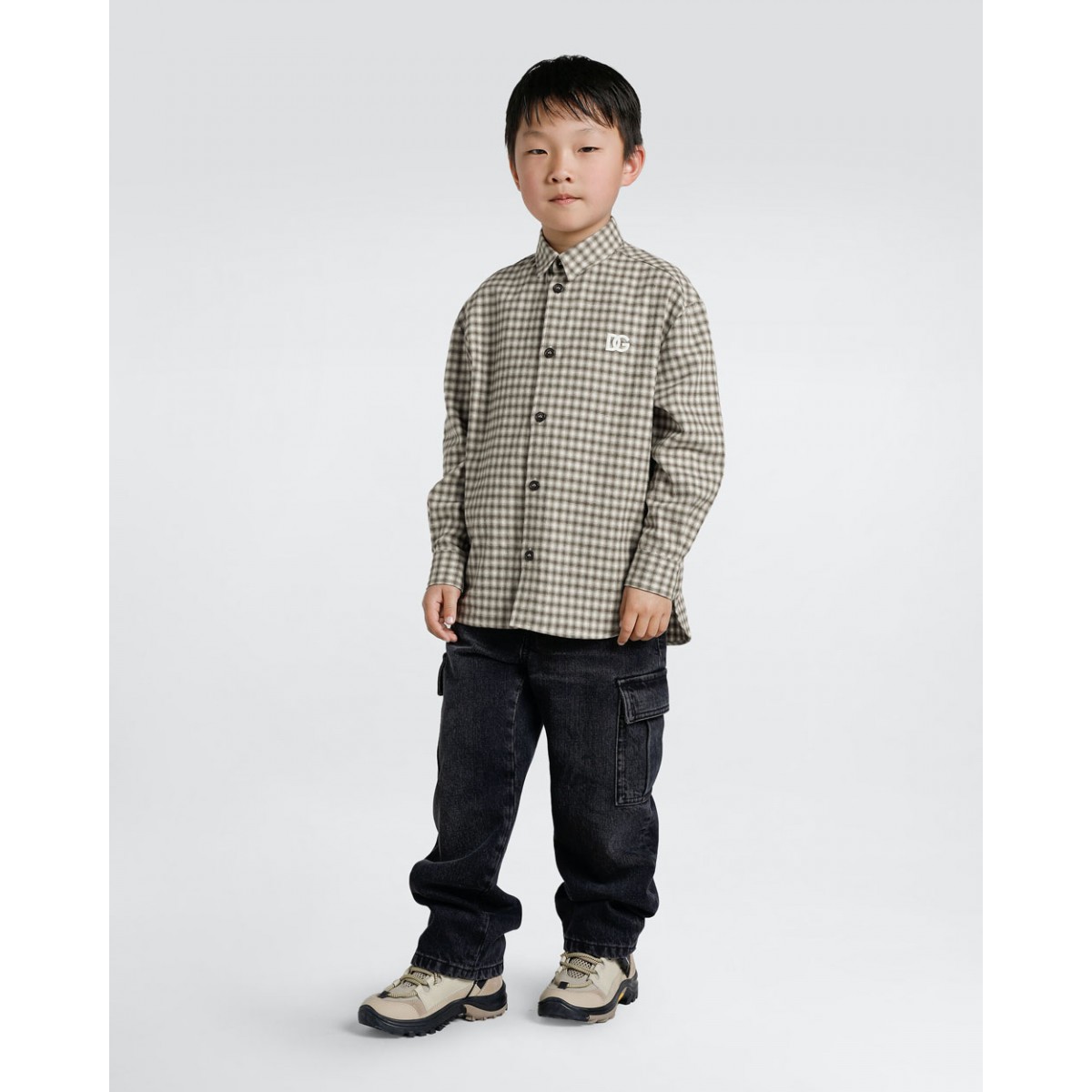 Checked cotton shirt 