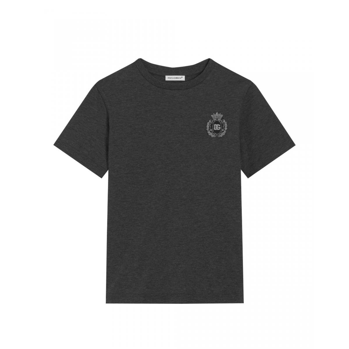 Jersey T-shirt with heraldic DG patch