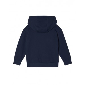 Dark blue cotton hoodie