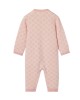 Baby girl pink wool GG romper
