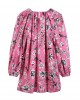 Graphic-print dress