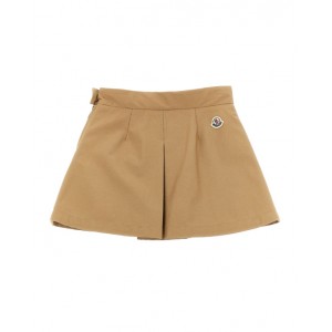 Beige pleated skirt