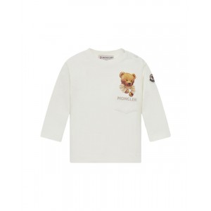 Teddy Bear motif cotton T-shirt