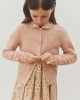 Knitted cardigan with cherries