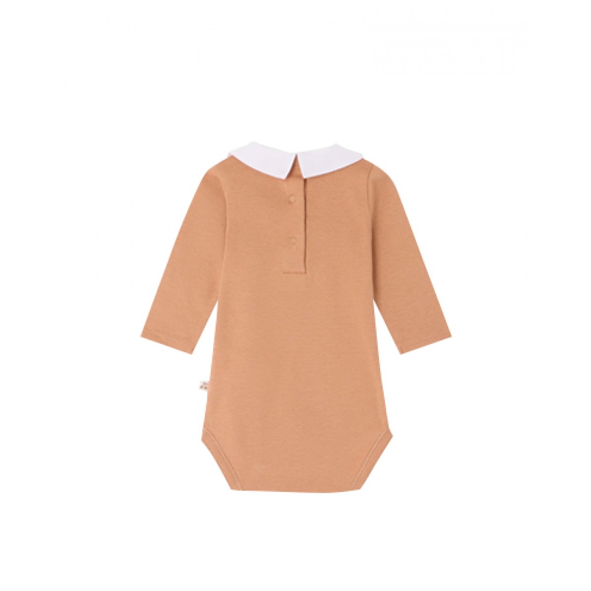 Septembre bodysuit with hand-embroidered Teddy bear collar
